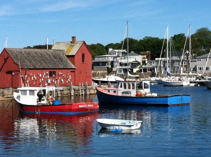 Vessels of all sizes and shapes surround the much-photographed Motif #1.