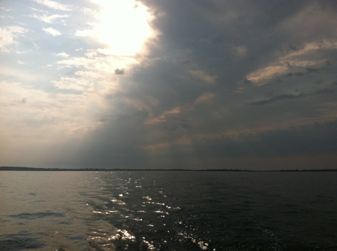 No description needed for the view looking back toward Block Island and Great Salt Pond.