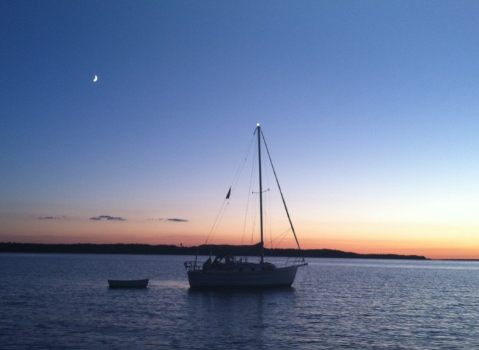 Sassafras River, our first stop back in the Chesapeake Bay, proved to be a quiet anchorage and a quick jumping-off point for the next day.