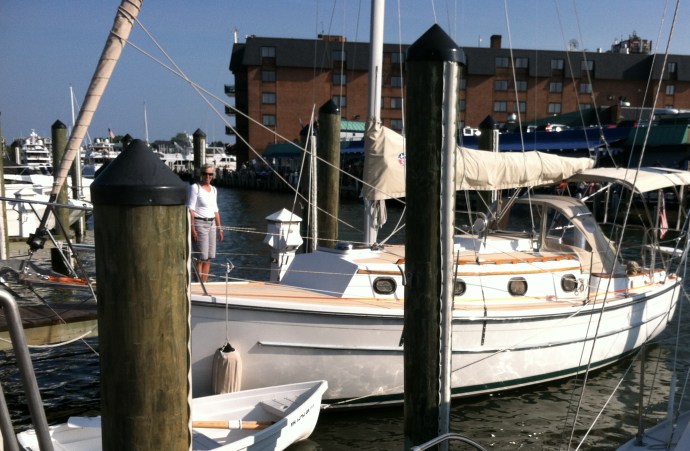 A slip at the City Dock is the center of all the action in Annapolis.