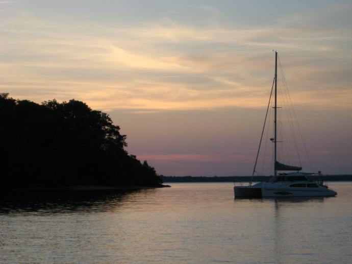 As its name would have one believe, Still Pond is a quiet refuge from the busy traffic on the Bay.