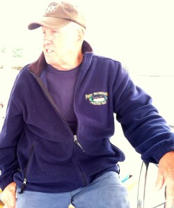 Jimmy's stories add to the fun of the water taxi ride in North Hempstead.