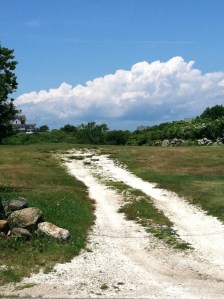 Up Beach Road, a clam shell drive leads straight to the clouds.