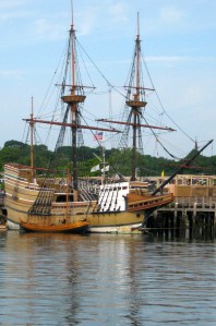Mayflower II may not be ready for sea but she's ready to be seen.