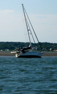 A wind shift, moon tide, too many beers: bad combination.