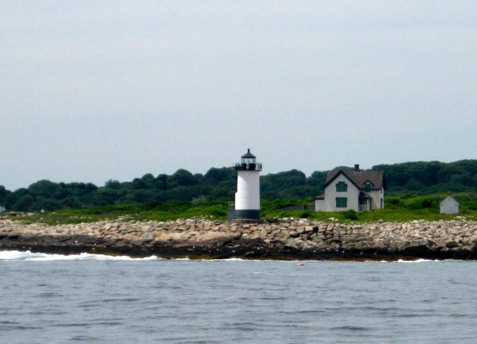 The first light on Straitsmouth Island was built in 1835 to mark the entrance to Rockport Harbor.