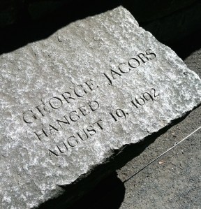 Great, great...grandfather George was among those found guilty of witchcraft.