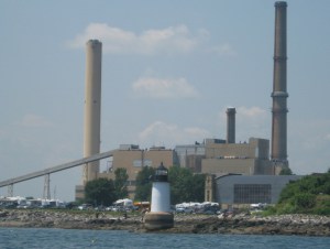 The stacks at the electric plant are more of a Salem landmark than the 1871 lighthouse at Winter Island.