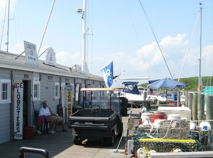 Cutty's answer to the Mall of America: the town pier.