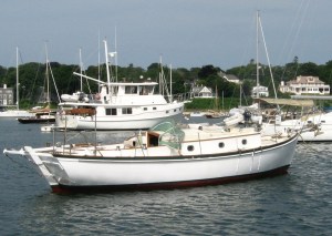 This well-cared for beauty got the worst of a collision with a 45-footer.