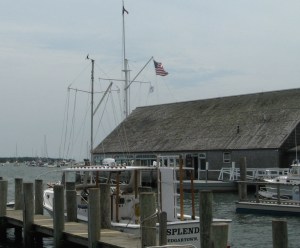 Edgartown Yacht Club has a splendid view of the harbor.