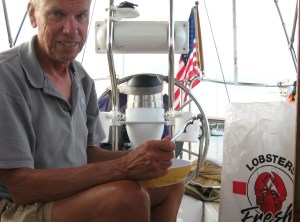 Lobster's a little sweeter when enjoyed on board.