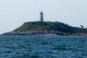 Even after the light was built in 1802, hundreds of ships still wrecked on the reefs around Faulkner's Island.