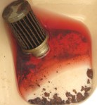 The culprit: gunk in the fuel filter.