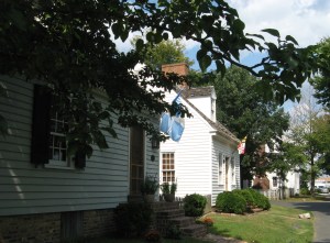 Pre-Revolution homes still stand near the waterfront.