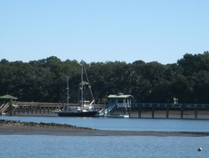 How does anyone sail a boat this size around here?