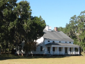 This house withstood an assault by Union cannon during Sherman's March to the Sea.