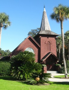 The chapel was built just behind the Clubhouse.