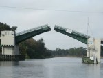 The bascule bridge at La Belle...