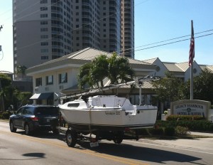 More than 1,000 miles with a 22-footer in tow.