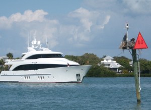 Anchored at Ueseppa, the yacht To-Kalon is as big as a house.
