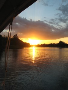 Sunset on the Caloosahatchee.